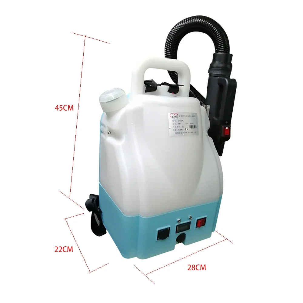 Fogging Agricultural Spray Backpack Knapsack Pump Sprayer Battery Power Fog Machine