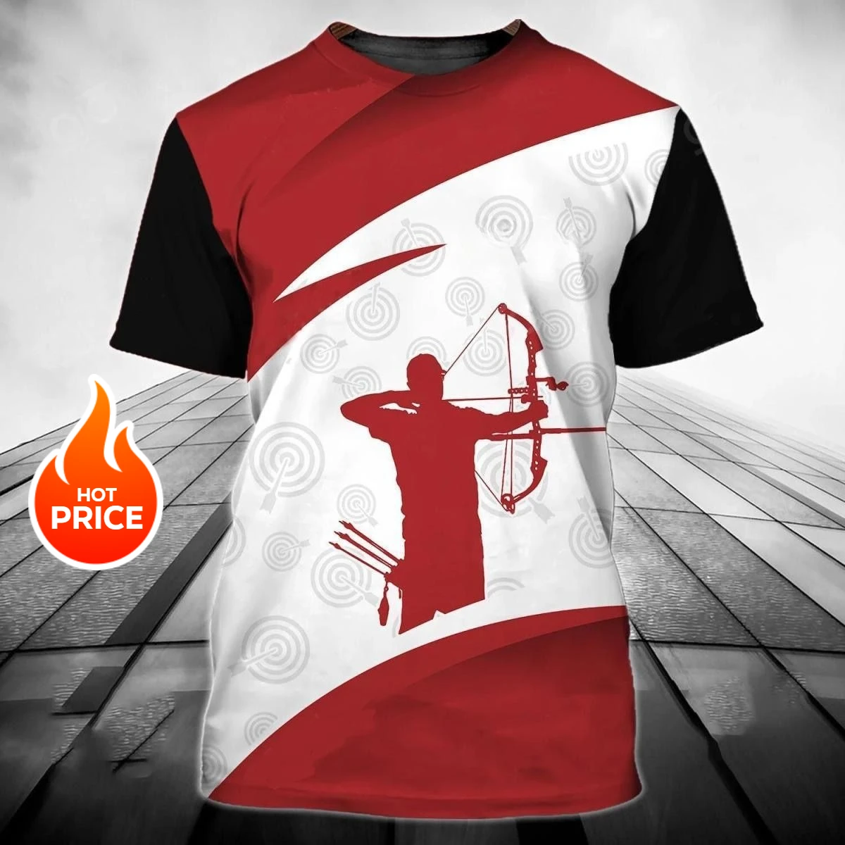 

2025 New Summer Archery Team Player Personalized 3D Printed Neutral Casual Breathable Comfortable Round-neck Top T-shirt