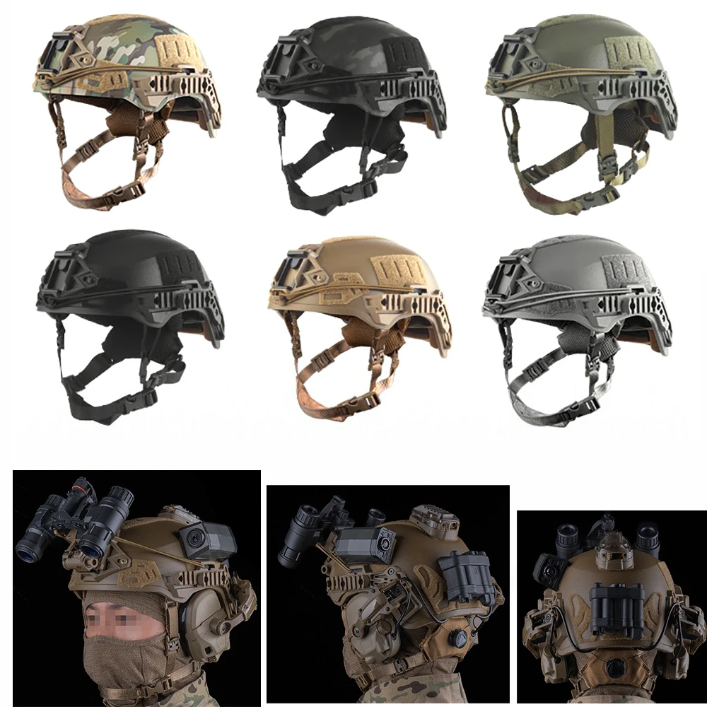 NEW Wendy3.0 Thick helmet, Surface Sandblasting Texture, Soft Double-layer Lining, Compatible with Night Vision Device Bracket