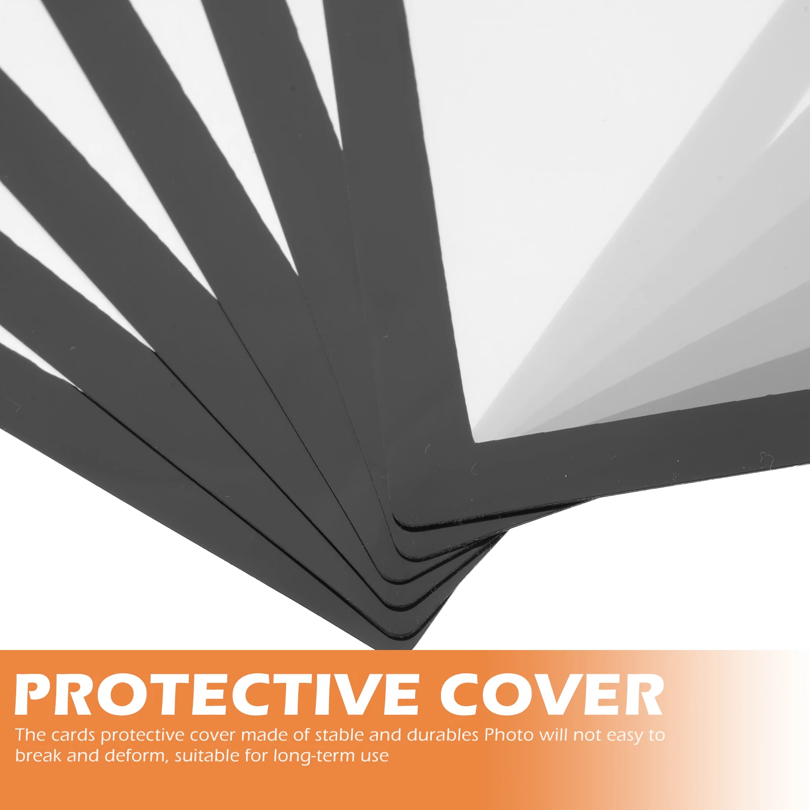 

6 Pcs Pvc Card Set Clear Sleeves Cards Covers Protectors Protective Case Hard Plastic Holder