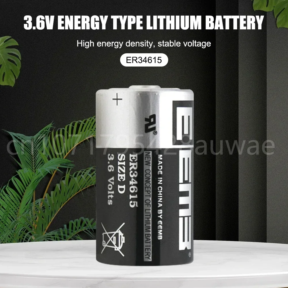 10PCS 19ah ER34615 34615 3.6V 19000MAH Non-rechargeable D LiSOCl2 Batteries Lithium Batteries