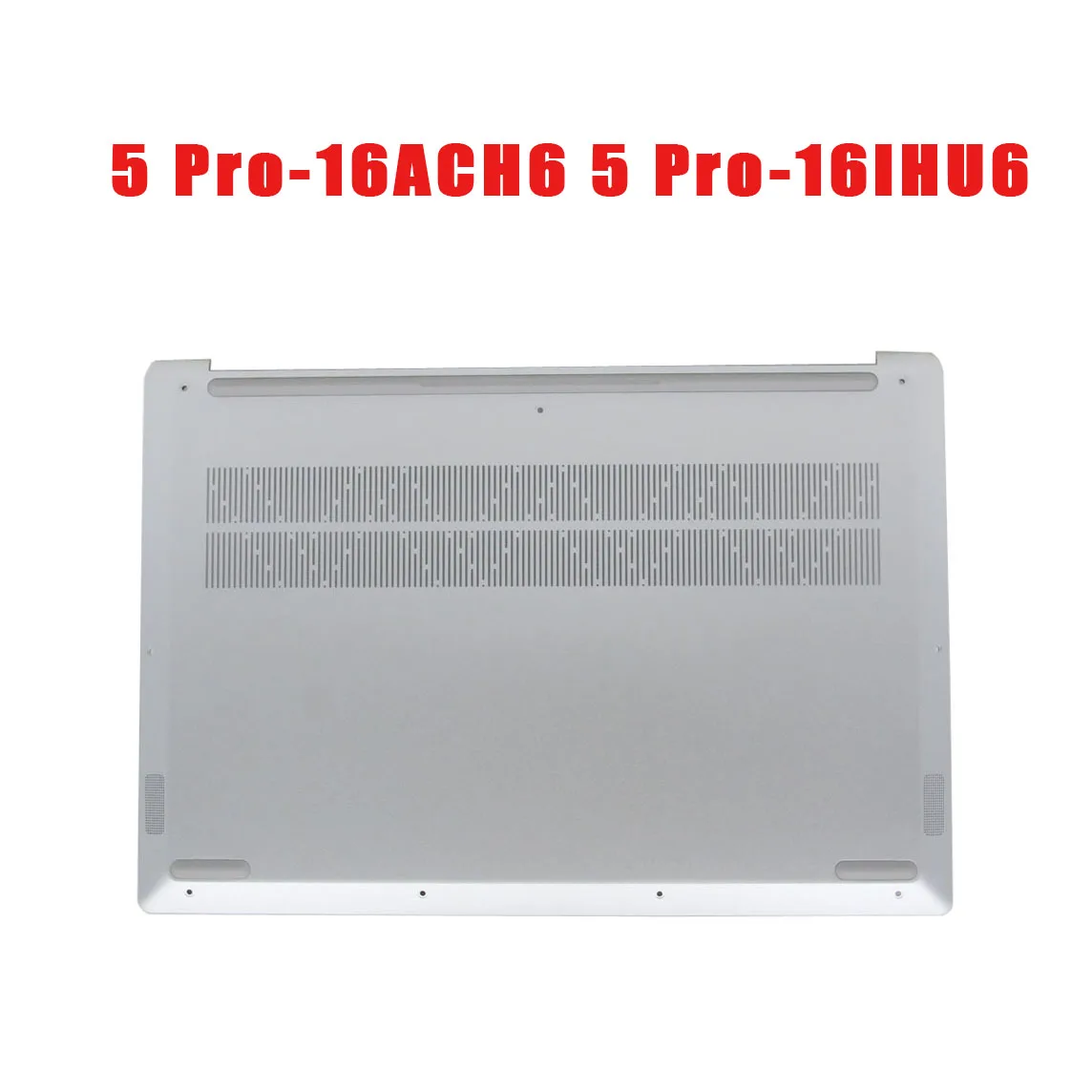 

Нижний чехол для ноутбука Lenovo Ideapad 5 Pro-16ACH6 5 Pro-16IHU6 82L5 5CB1C75030, нижняя крышка, серебристый, новый