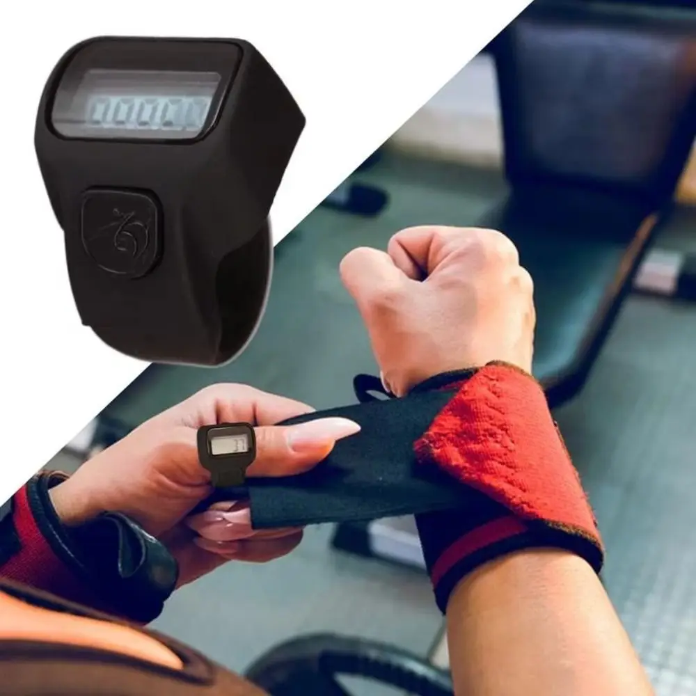 

5-Digit Number Count Hand Fitness Digital Tally Counters LCD Display Resettable Clicker Digital Finger Counter Mini Design