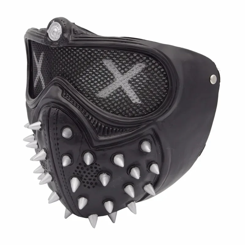 ألعاب الهالوين مشاهدة الكلاب 2 ماركوس هولواي قناع مفتاح الربط الراتنج الكبار الرجال تأثيري الدعامة زي نصف خوذة؛ 3.k'6;d.a;