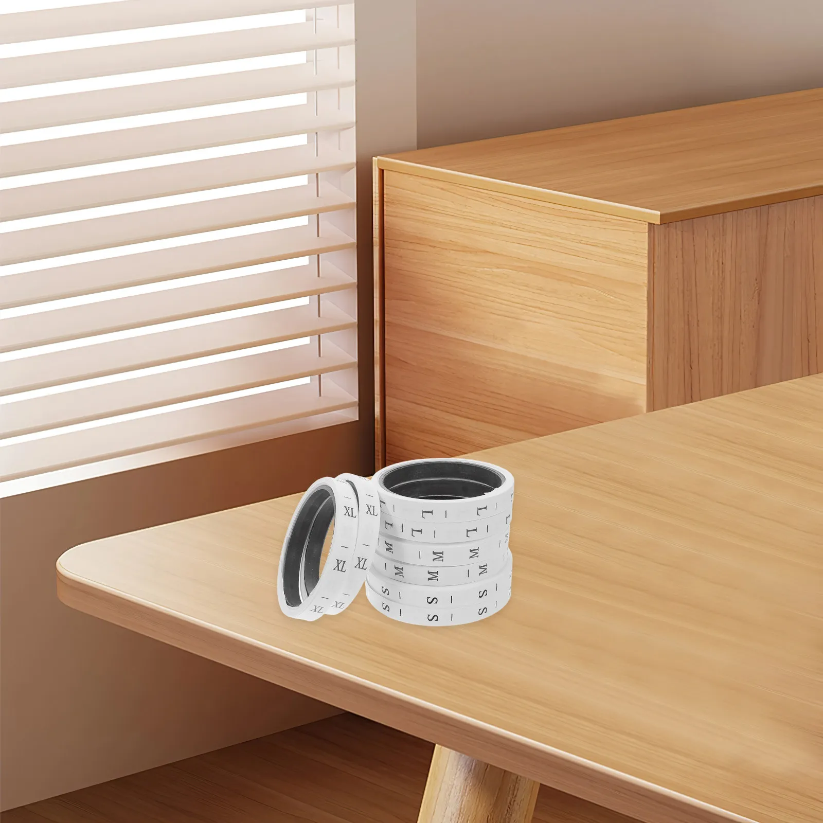 

Набор из 8 тканевых этикеток для одежды (размеры S-XL), универсальные прозрачные маркеры размеров для футболок, юбок, брюк, штанов, пошива одежды