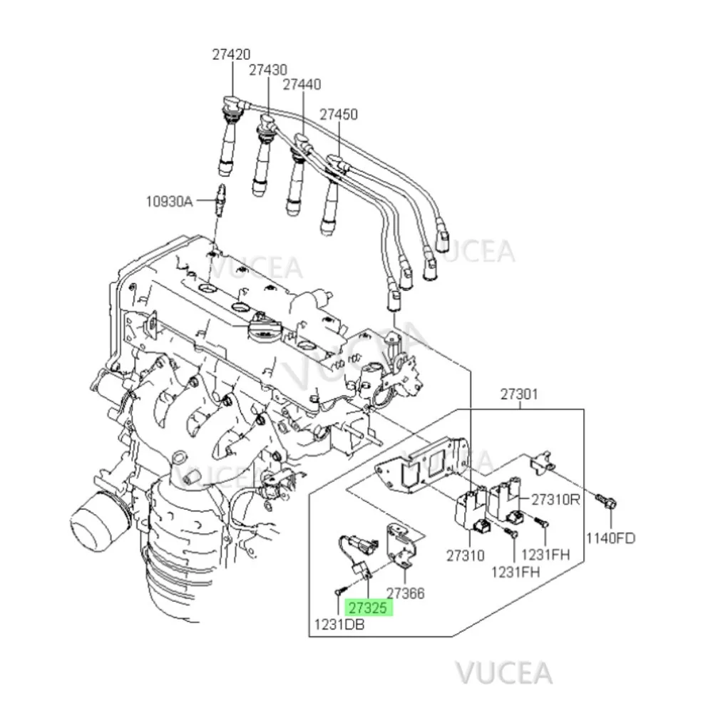2732522610 CONDENSER ASSY-IGNITION COIL For Hyundai Accent Coupe Elantra Getz Matrix Cerato Rio 27325 22610 27325-22610
