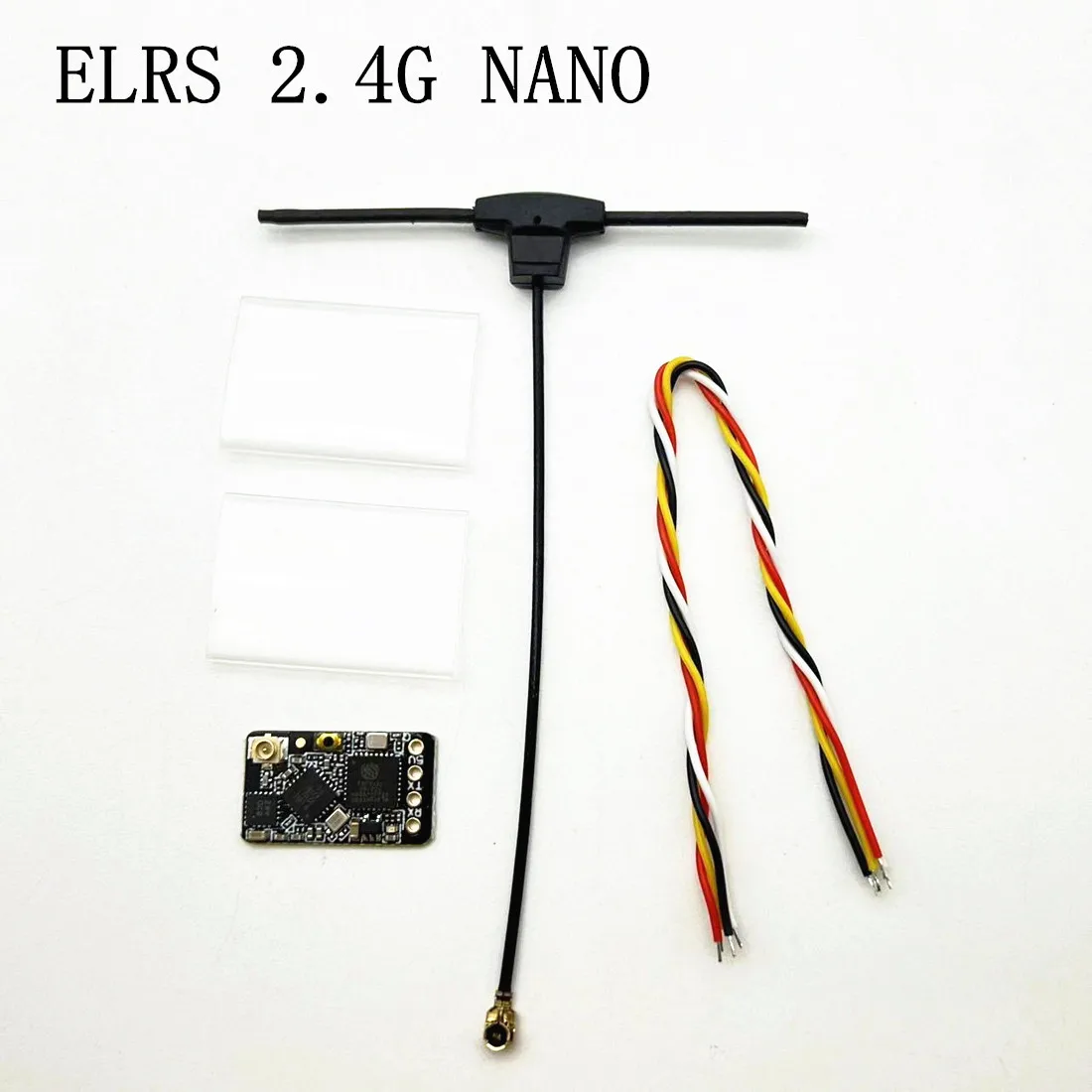 WOJOELRS ExpressLRS Nano Receiver 2.4G Hz T Type Antenna WiFi Upgradable for RC FPV Long Range Racing Drone