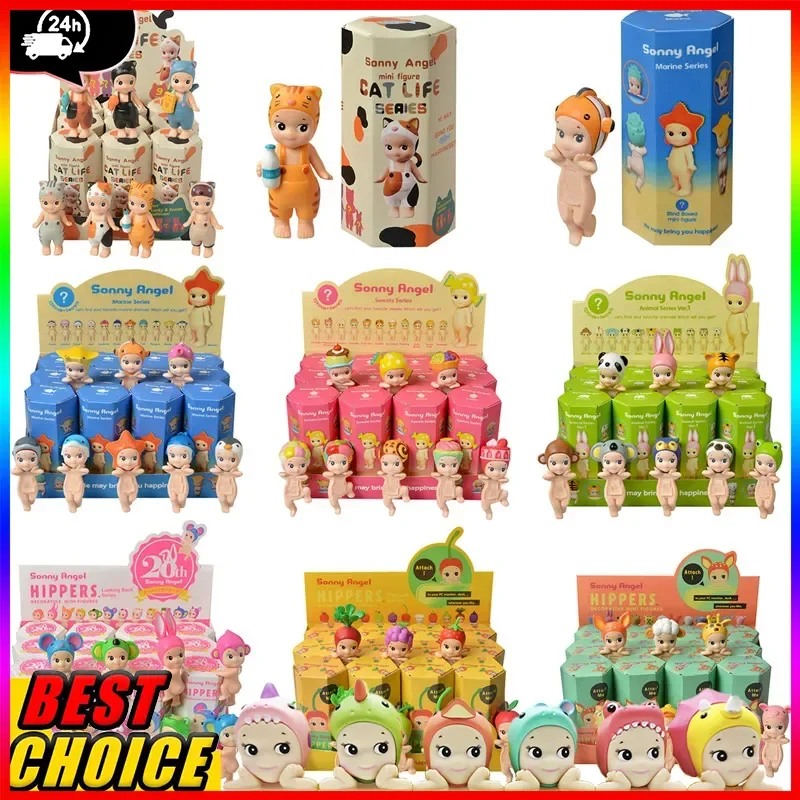Sonny Angel-caja ciega de la serie del 20 ° aniversario, figuras de Anime de frutas y verduras, adornos coleccionables, regalo perfecto