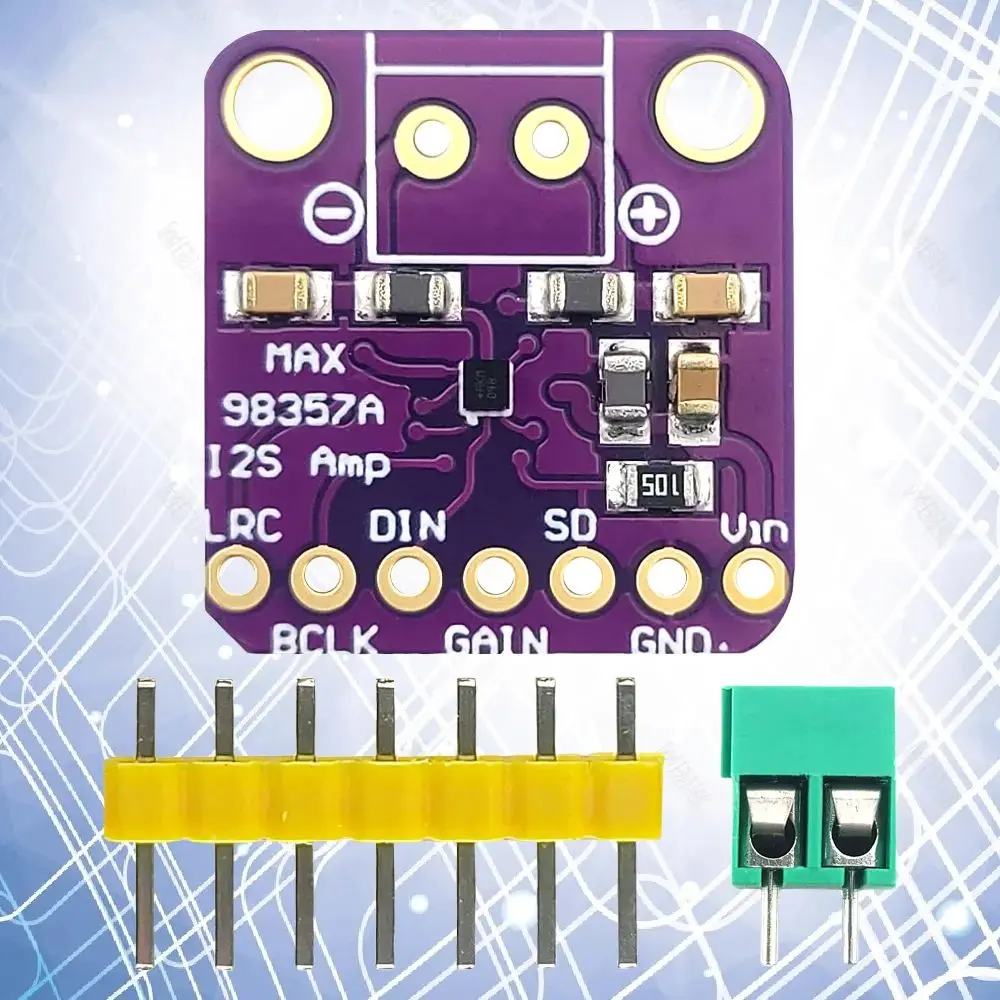 MAX98357 I2S Audio Amplifier Module for Raspberry Pi Filterless Class D Amplification Support ESP32