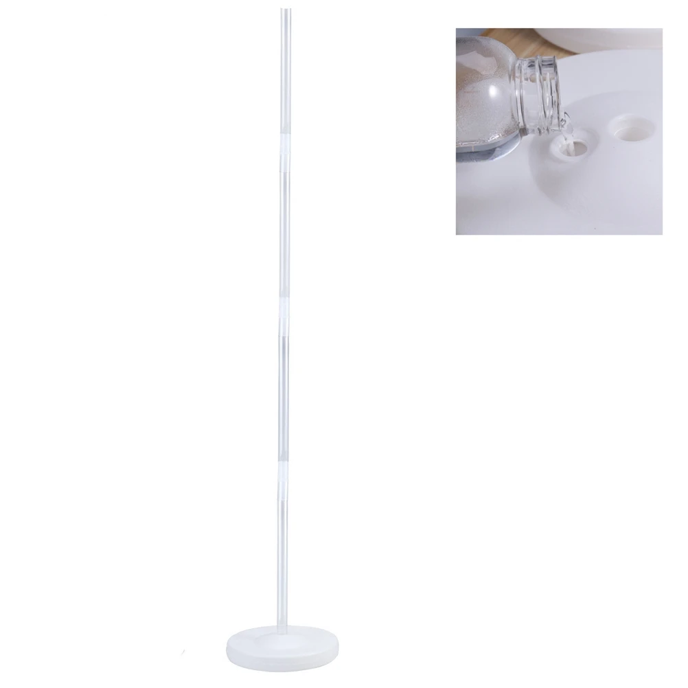 

3 Pcs Balloon Arch Kit White Column Stand Frame Reusable Water Fillable Plastic Wedding Child Balloon Accessories