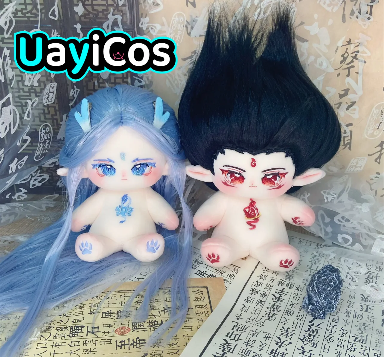 

20 см 30 см Ne Zha 2 Demon Nezha Aobing Aoguang, мягкие плюшевые хлопковые куклы, тело скелетом, подушка, аниме-фигурка, игрушка для ребенка