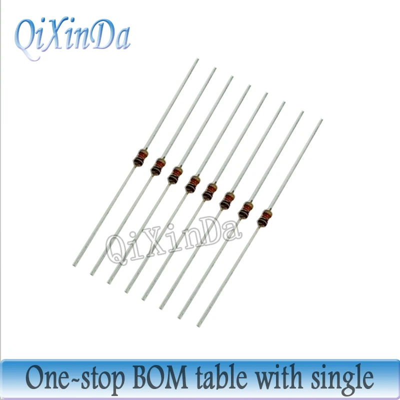 1000pcs 1/6W 1/8W +-5% Carbon Film Resistor  1R 10R 22R 47R 100R 220R 330R 680R 1K 2K2 4.7K 10K 47K 100K 470K 1M 0.125W