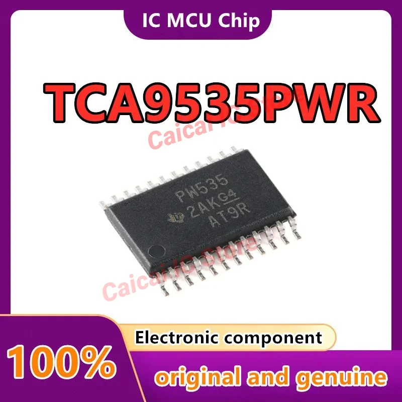 10PCS/LOT TCA9535PWR PW535 TSSOP-24 16-bit I2C IC I/O expander chip  Original genuine