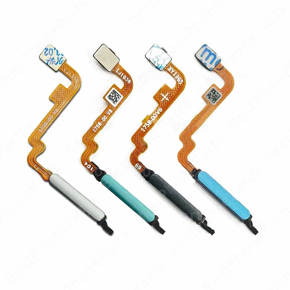 Finger Print Scanner Flex Cable Home Button For Xiaomi Redmi 10 Prime 2022 5G Fingerprint Sensor Return Key Spare Parts