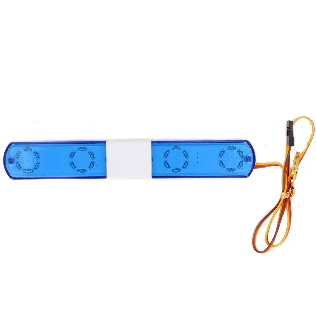 NEEBRC Police Car Light Bright Flashing LED Lamp for 1/10 RC DIY Model Toy Part Axial SCX10 Wltoys Kyosho Tamiya HSP WPL Traxxas
