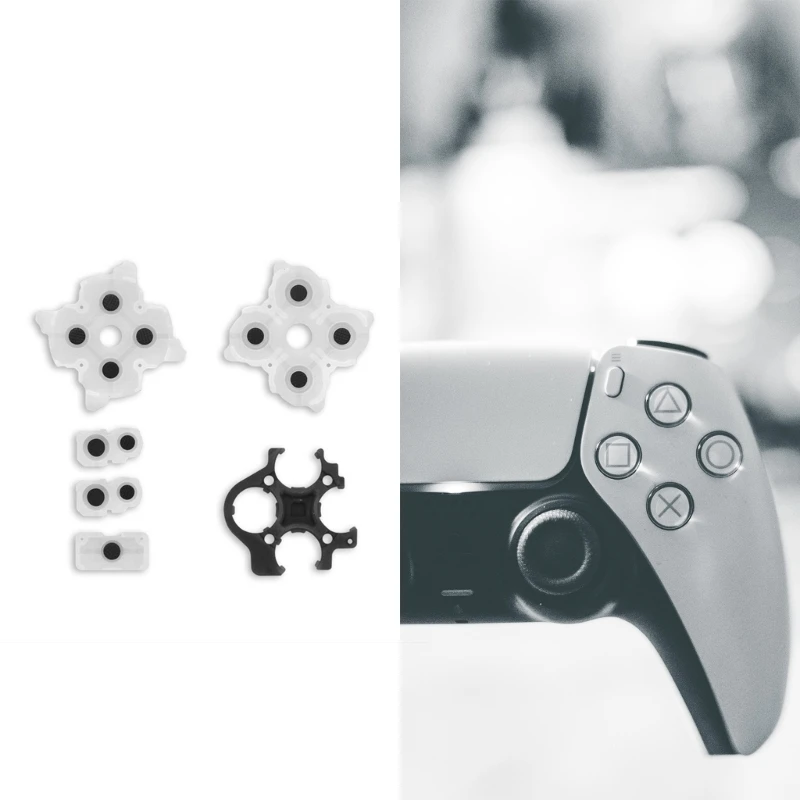 คอนโทรลเลอร์เกมแพดซิลิโคนปุ่มกาวนำไฟฟ้าปุ่มกดสำหรับ V1 V2