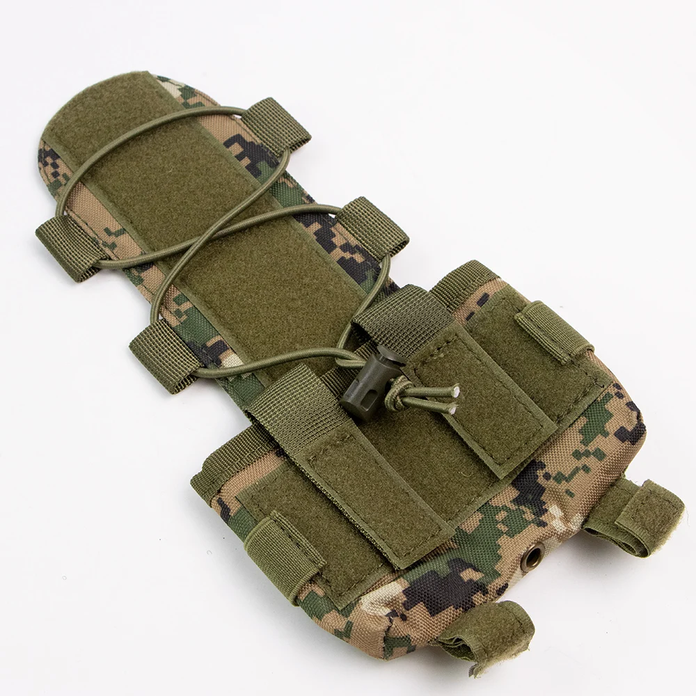 BOOIU Tactical 500D Nylon Helmet Battery Pouch Counterweight Pouch MK2 Helmet Battery Pack Balance Weight Bag