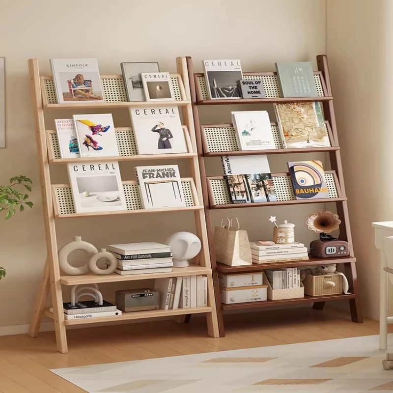 Solid Living Magazine Floor-standing Integrated Wall-mounted Magazine Picture Book Racks Office Furniture Das Magazin ZY40ZZJ
