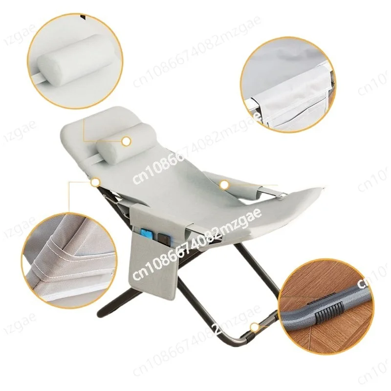

Lunch break recliner household leisure backrest folding chair