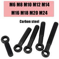 M6 M8 M10 M12 M14 M16 M18 M20 M24 Carbon Steel Eye Bolts,Slip-Kot Ring Link Bolt C0082 Q190 Q191 DIN444 UNI6058 Half tooth Bolt