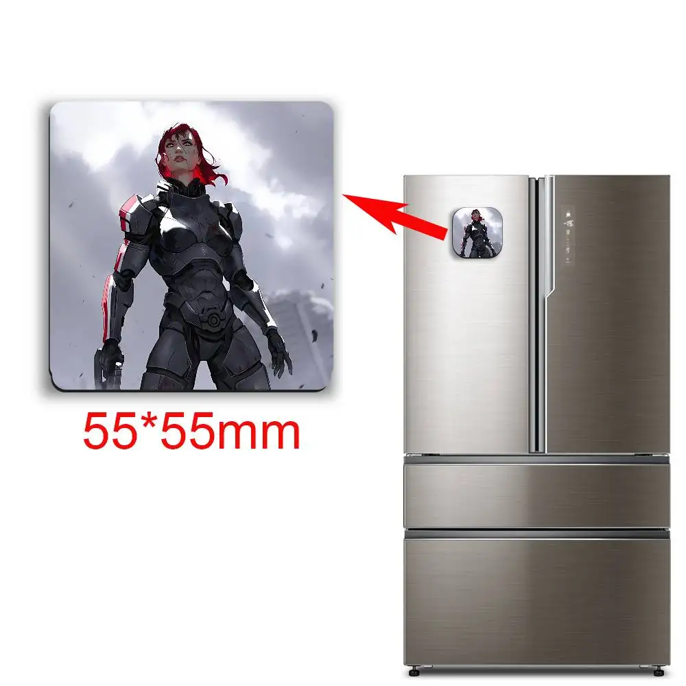 game Reapers Mass Effect BestSelling Refrigerator Magnetic Sticker Fridge Magnets Adhesive to Metal Surfaces Leaves No Residue