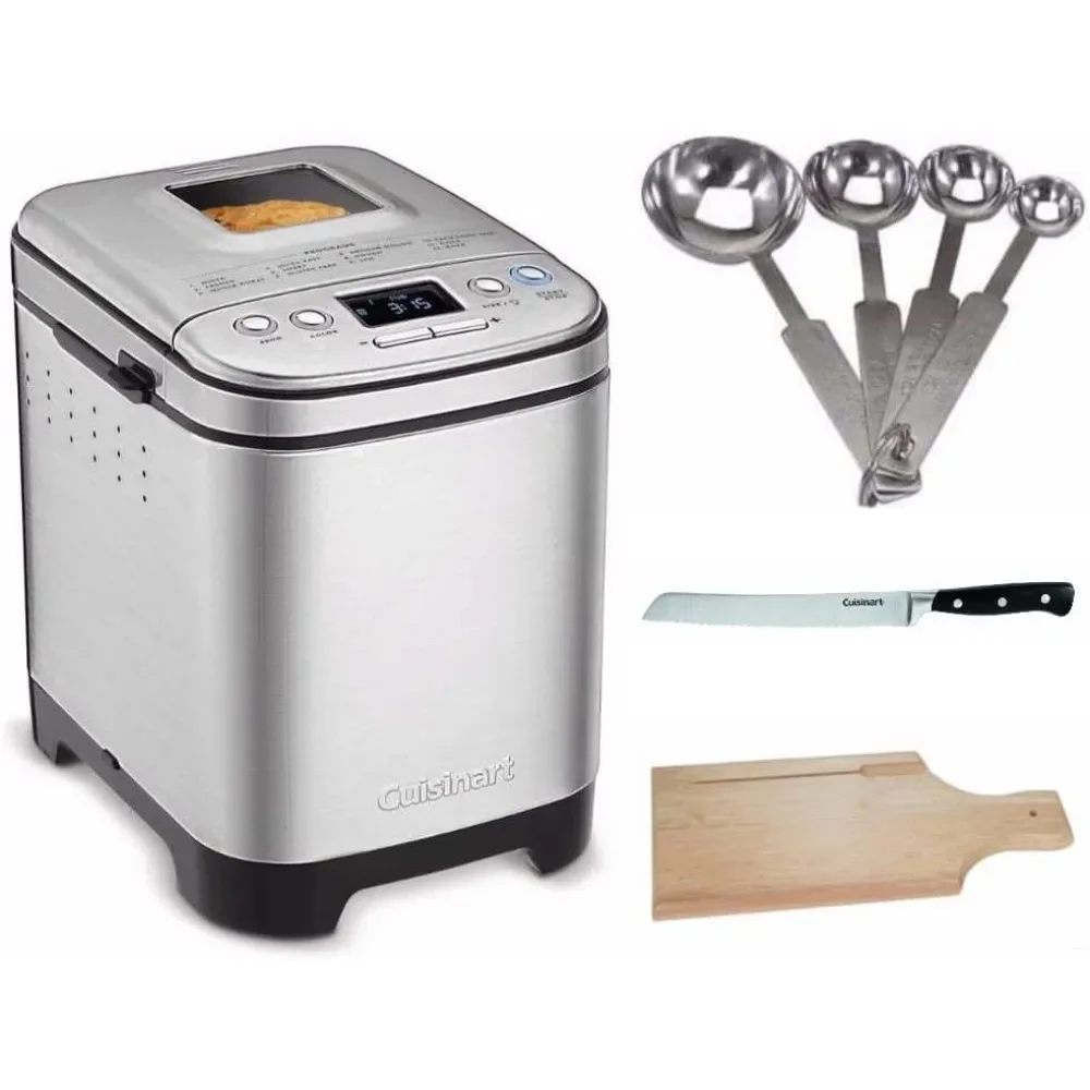 

Bread Maker, Programmable Compact Automatic, Bread Board, Makes A Variety of Loaf Sizes and Gluten-free Options (4 Items)