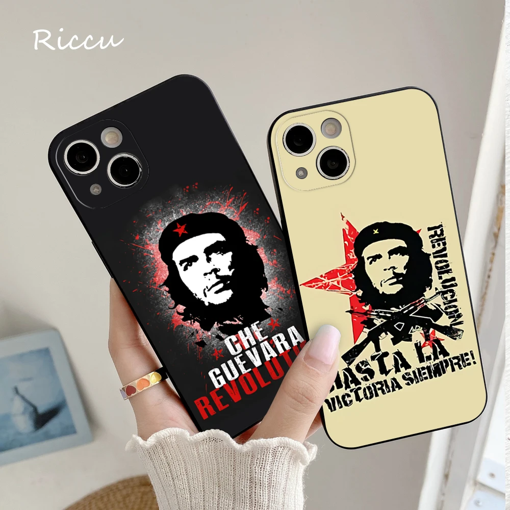 Che guevara Smoking Guevara Cigar leader Phone Case 14 11 12 Pro 8 7 14 Plus X Pro 14 MAX 13 MINI XR XS 14 13 Soft Phone Covers