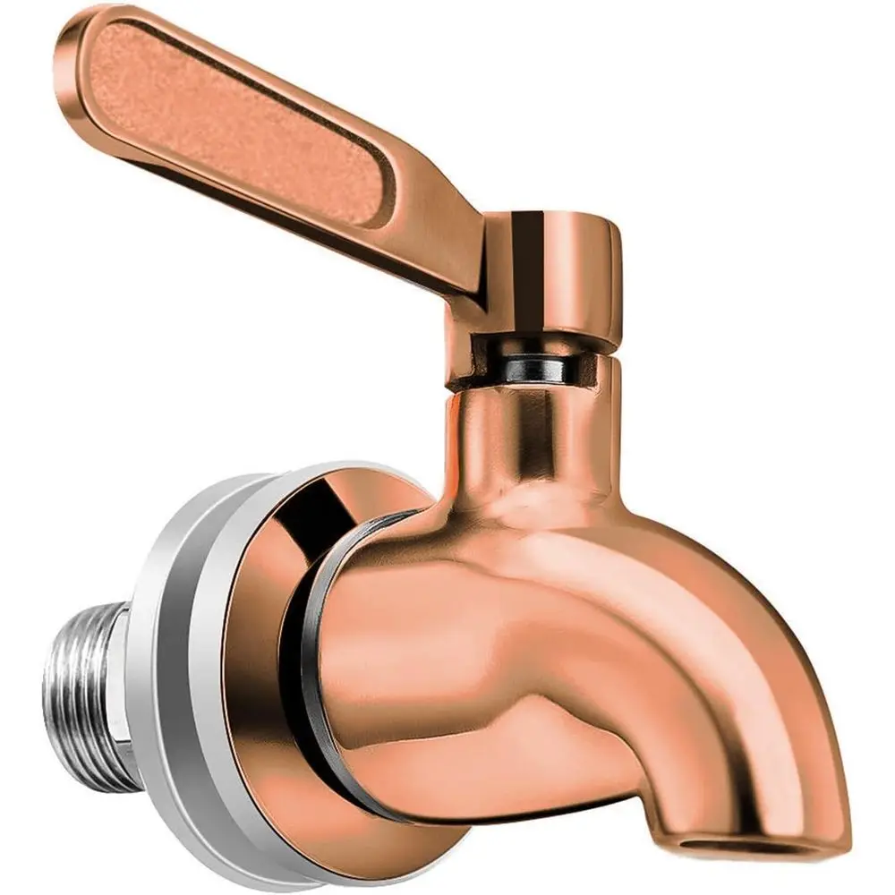 

Stainless Steel Beverage Dispenser Spigot, BPA-Free, Easy 10-Minute Install, Durable and Stylish Alternative to Plastic Taps