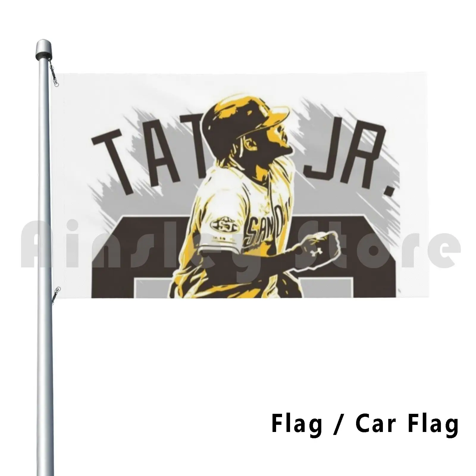 Tatis Jr Outdoor Decor Flag Car Flag Fernando Gabriel Tatís Medina Tatis Tatisjr San Diego Sandiego Padres Friar