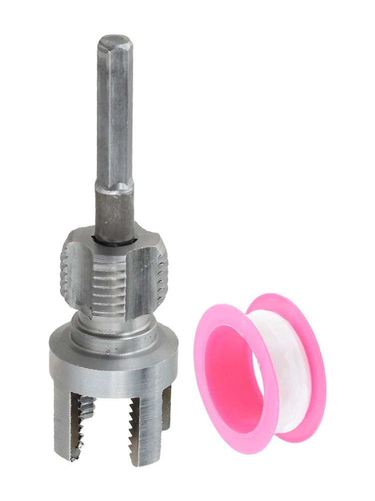 Water Pipe Threading Tool For 20MM And 25MM Pipes Featuring Internal And External Thread Cutting With Metal Build
