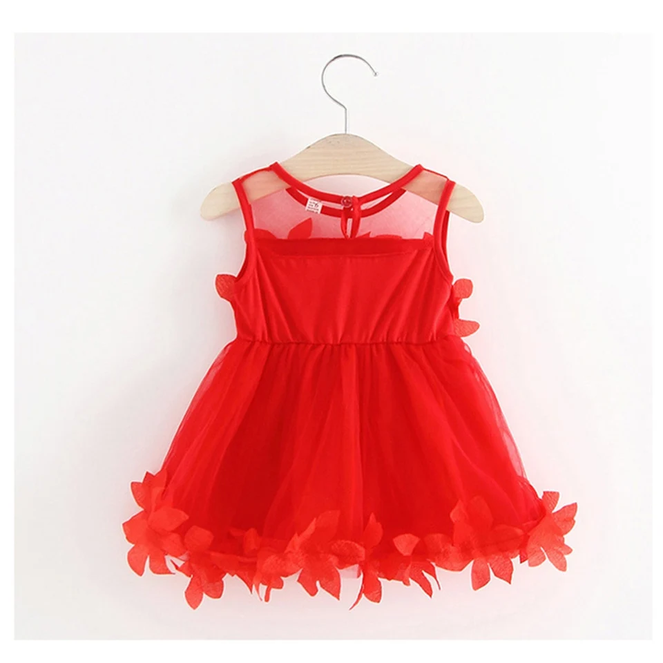 Baby Girl Clothing Toddler Dresses Summer 2025 Baby Girl Dress Flowrer  Lace Mesh Kids 1-3 Year Lovely Sweet Elegant Sun Cap