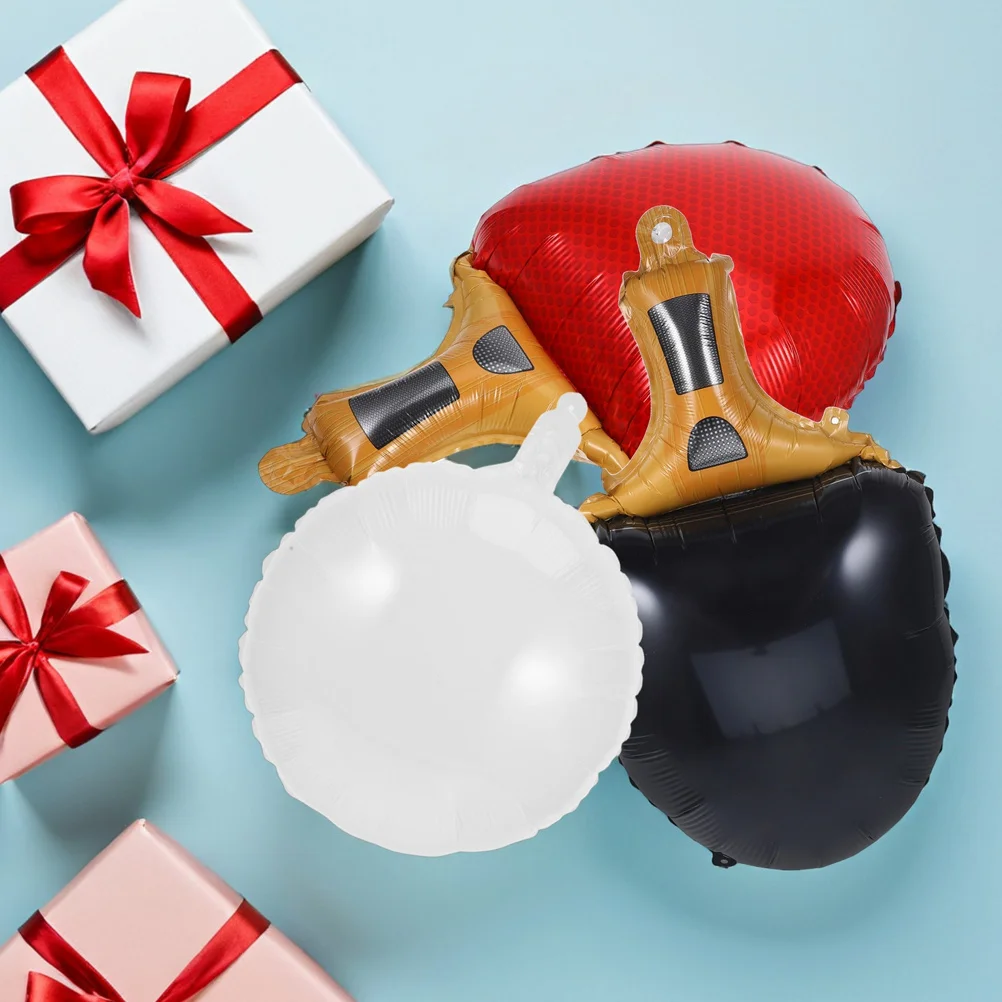 

9Pcs Table Tennis Balloons Reusable Foil Sports Party Decorations Birthday Carnival Event Indoor Outdoor Table Tennis Balloon