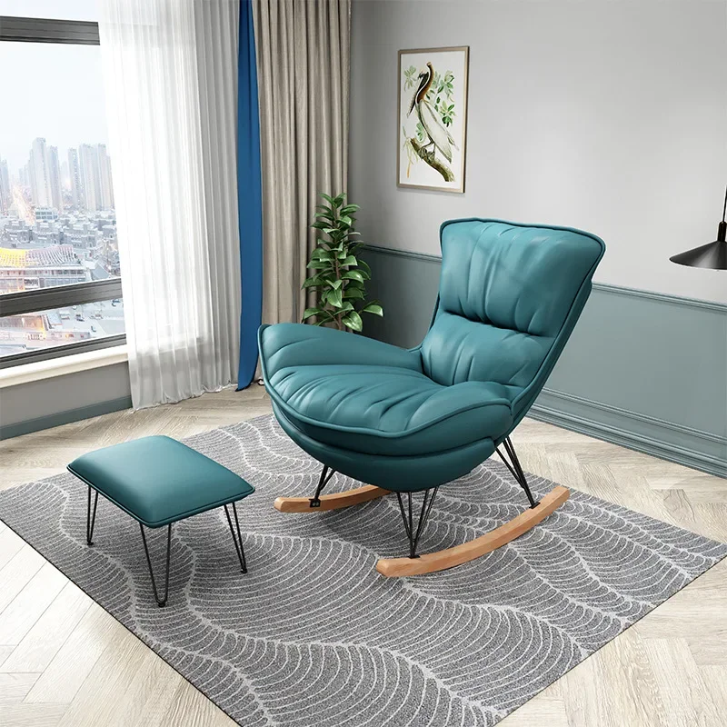 Leisure lounge chair, home light luxury living room nap balcony single sofa chair