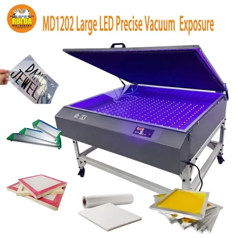Semi-Automatic 800*1000mm Vacuum-Adsorbed Plate Exposure Vacuum LED UV Exposure Unit Machine
