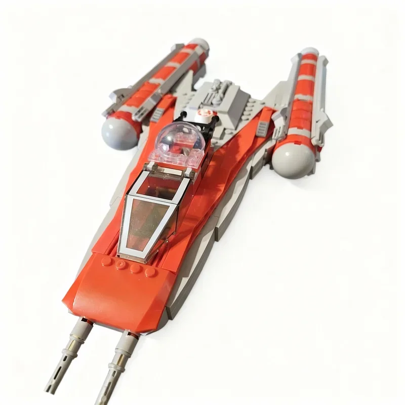 595pcs MOC Star Battle Clone Wars Republic Bomber Model Building Blocks Construction Toys Brick Festival Gifts Birthday view 4