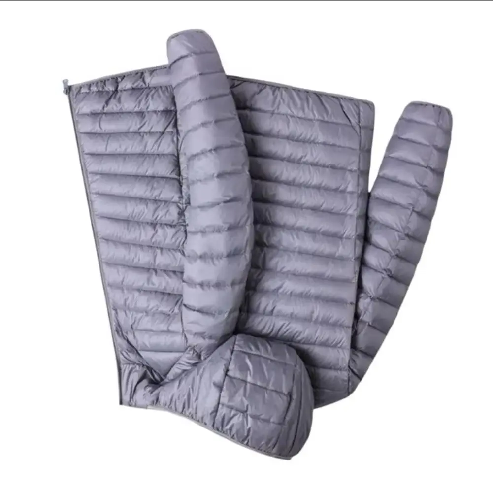 

Мужское зимнее хлопковое пальто 2026: Ультралегкое утепленное пальто с длинным рукавом, белое, с капюшоном, на хлопковом наполнителе, зимняя куртка-пуховик