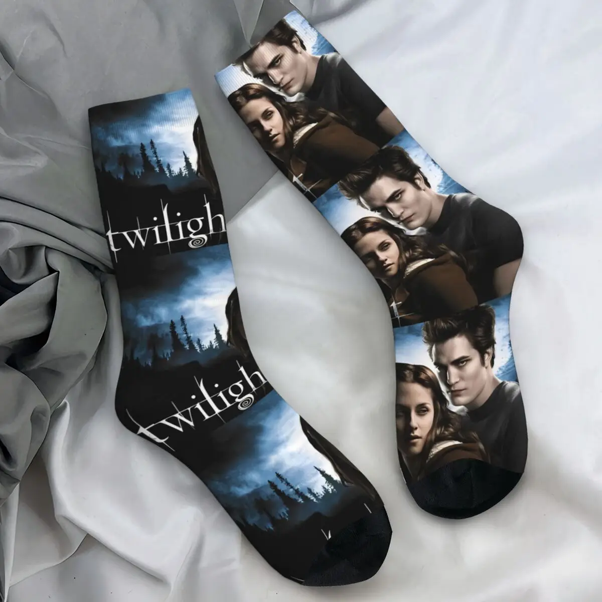 The Twilight Saga Breaking Dawn Stocking Women Men Socks Quality Korean Socks Autumn Outdoor Sports Anti Skid Printed Socks Gift