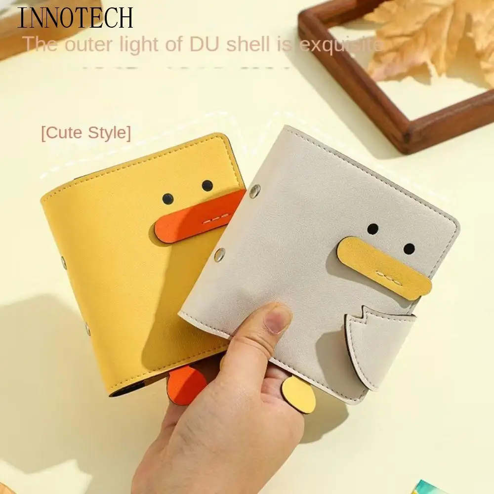 

Yellow Duck Card Album 3-inch Cartoon Design Postcard Storage Album Idol Theme Durable Material Photo Storage Album