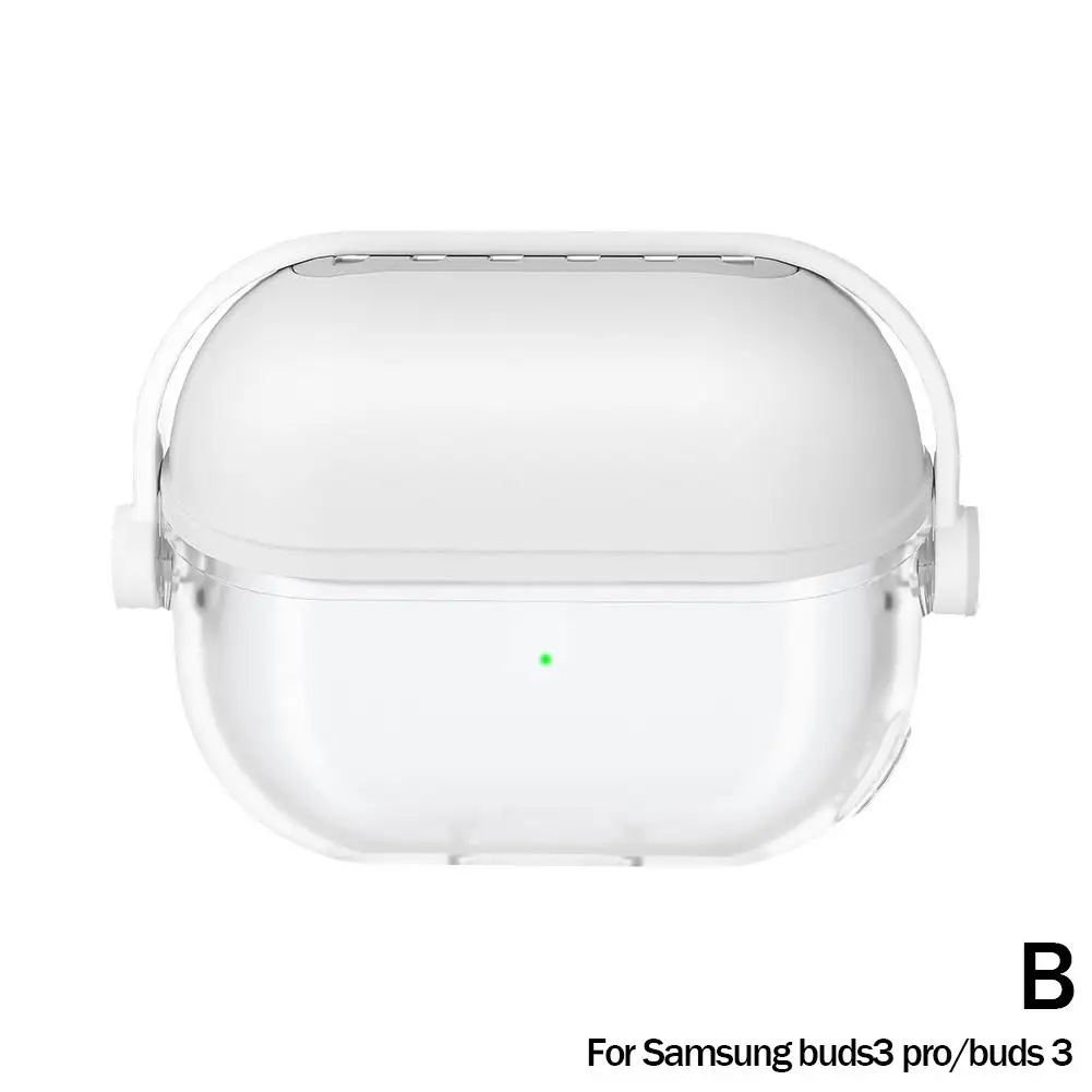 Soft Silicone caso de fone de ouvido para Samsung Galaxy Buds, Protector Shell transparente, Buds3 Pro, S4V5, 3 Pro