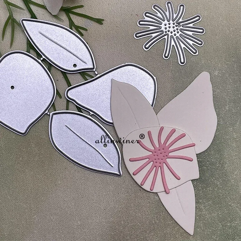 

New Flower leaf decoration DIY Craft Metal Cutting Die Scrapbook Embossed Paper Card Album Craft Template Stencil Dies