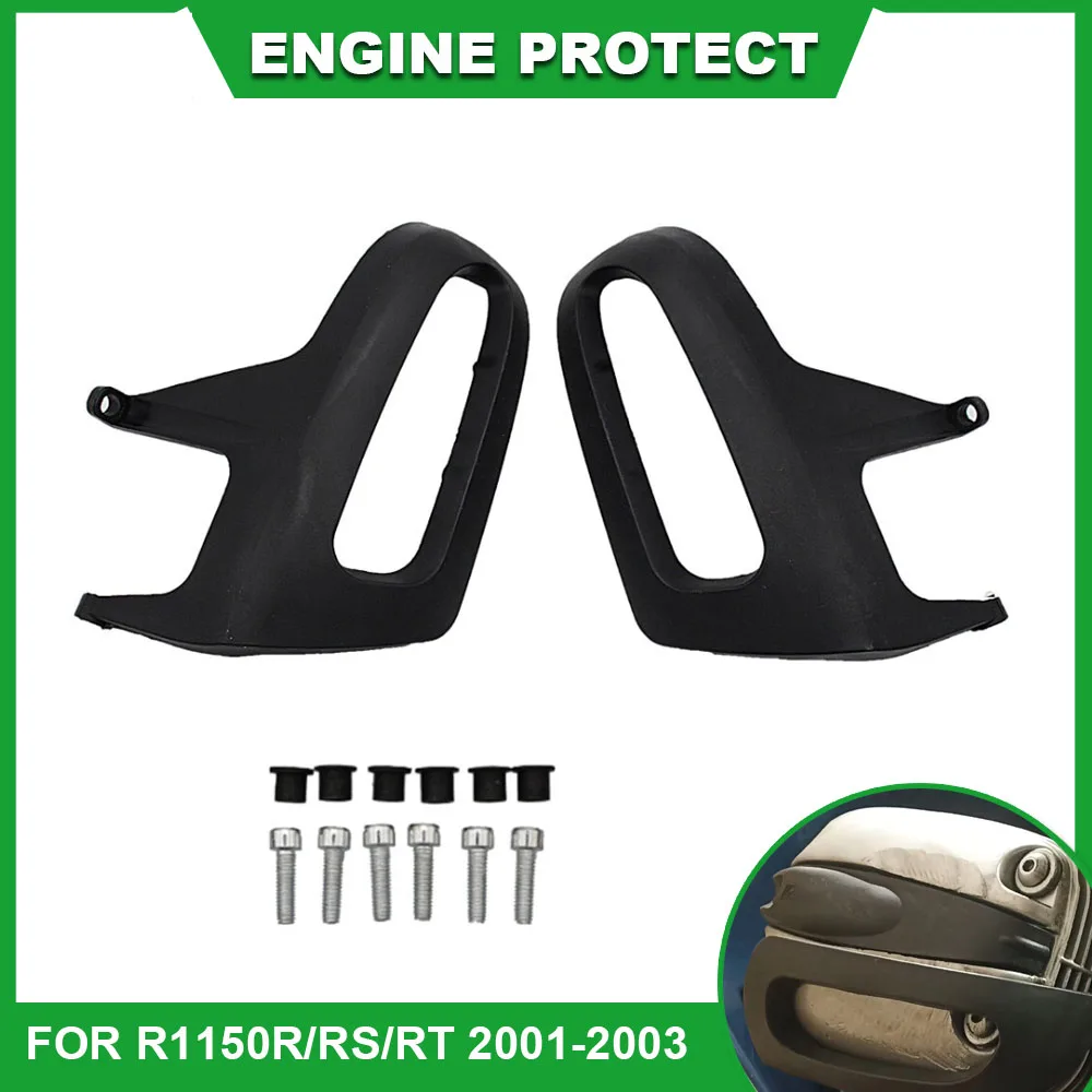 For BMW R1150R/RS/RT Motorcycle Engine Cylinder Protector Guard Side Cover Falling Protection For Single Ignition R1100S R1100GS