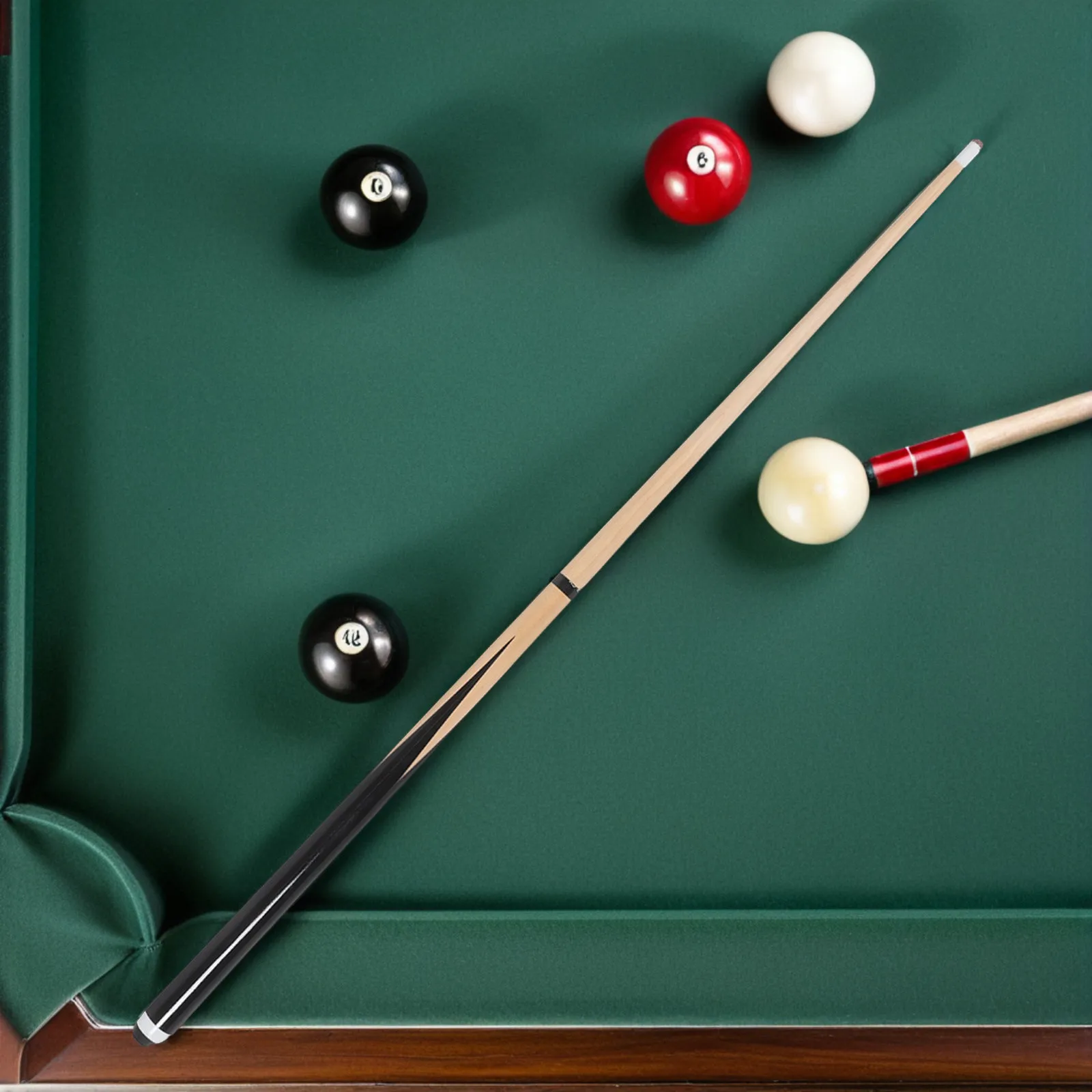 

Детский короткий бильярдный кий, портативный, 92 см, деревянный, для начинающих, для дома и бара