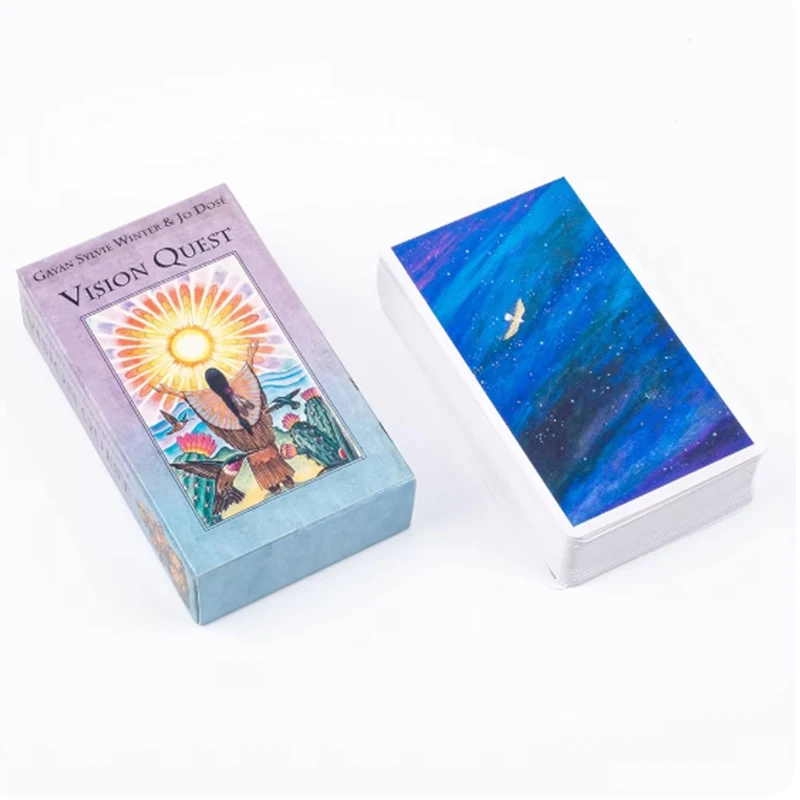 Vision Quest Tarot Deck Cards For Family Party High Quality Fortune Telling Divination Tarot Deck 78 Cards Deck