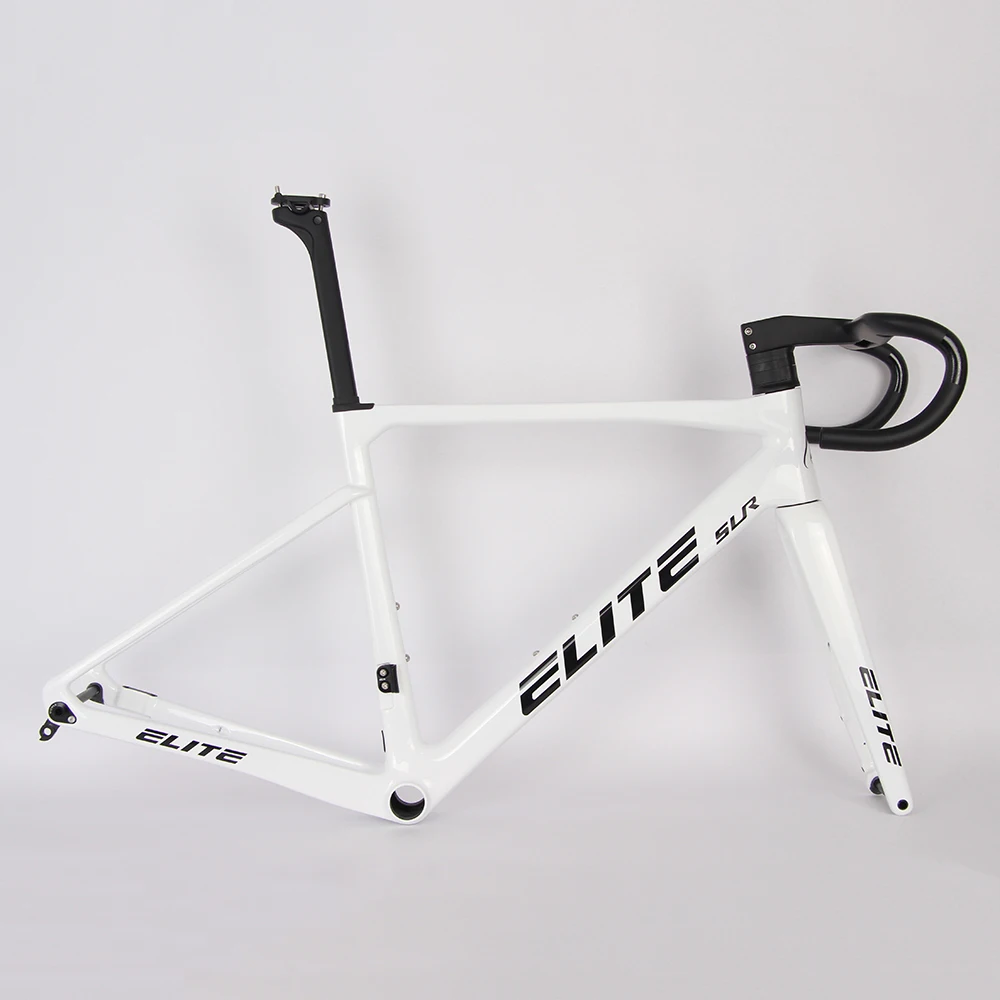 2025 New ELITE Carbon Frame T47 Road Racing Bicycle Frameset 700*32C ...