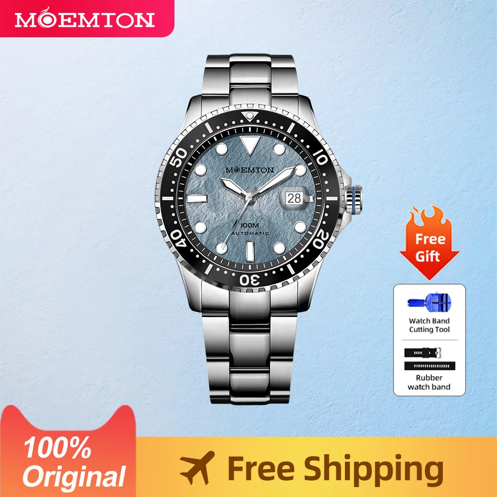 

MOEMTON Original Automatic mechanical watch Stylish casual Buried Mountain Sports Watch 10bar waterproof