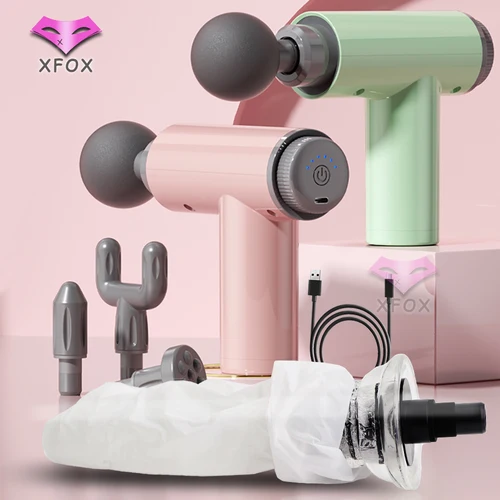 Pistola de masaje Fascia, masajeador de relajación muscular de tejido profundo con vibración, dispositivo de Fitness portátil para cuerpo, cuello, brazo, alivio del dolor