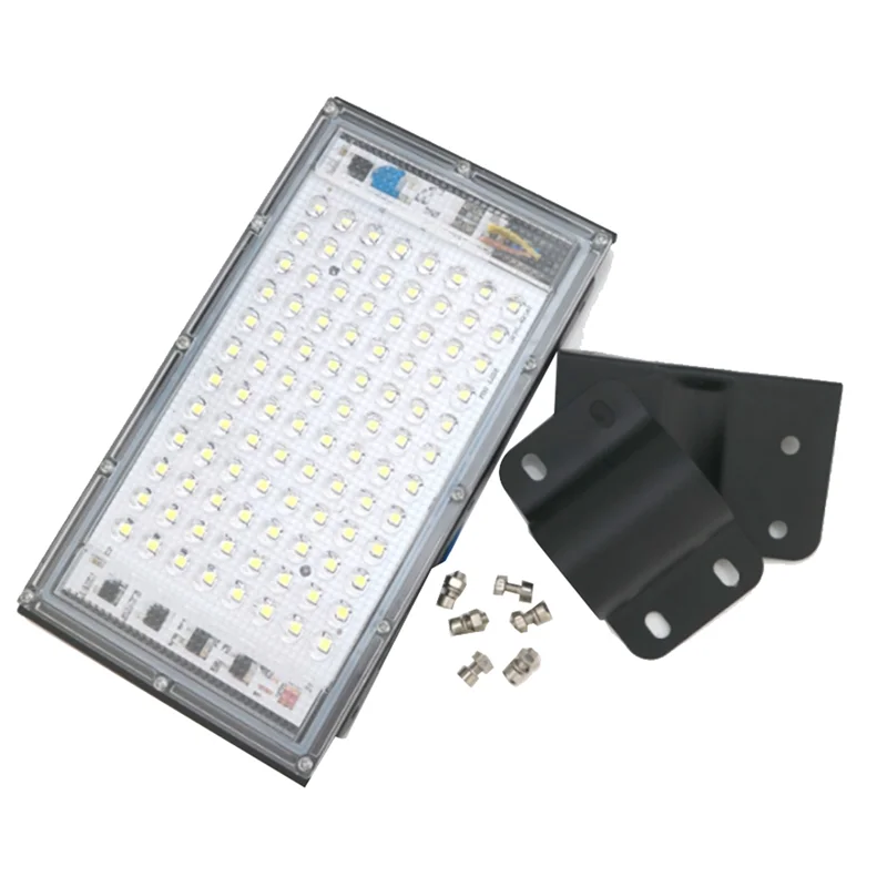 2x 100w conduziu a luz de rua ac 220v-240v holofote ao ar livre ip65 luz de parede jardim estrada rua branco frio-A78G