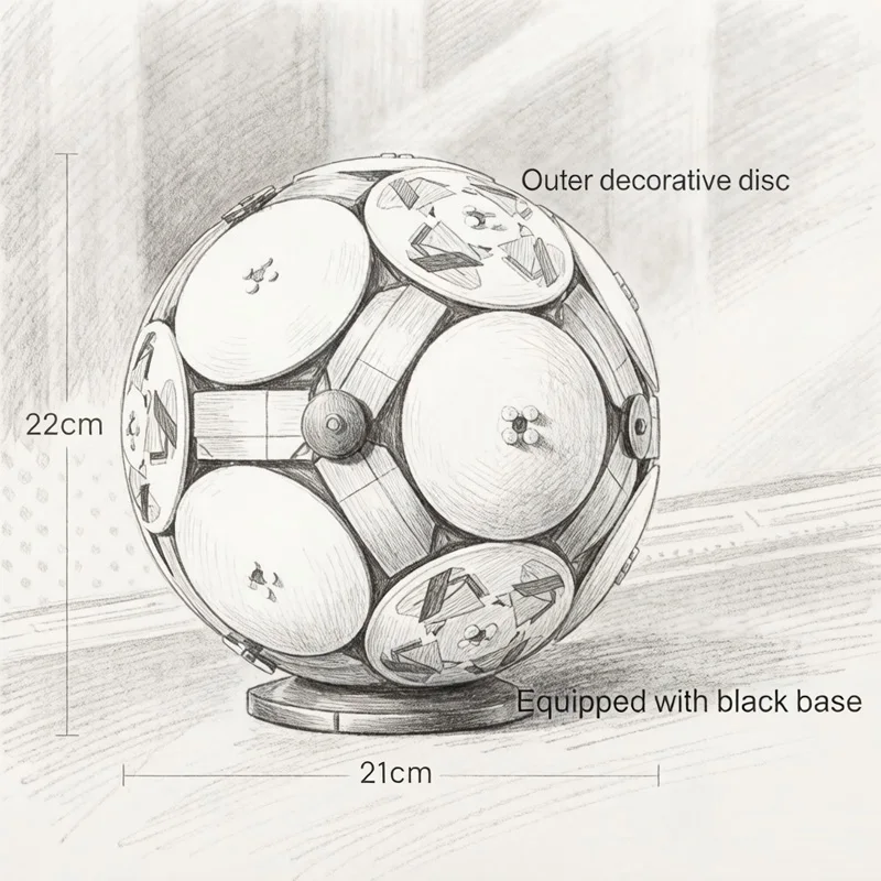 

2026 1498PCS Football Shape Exquisite Building Bricks Fine Crafted Model Birthday Gifts Counter Decor