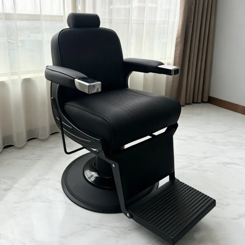 Swivel Multifunctional Barber Chair Padded Movable Salon Chair Hairdressing Comfortable Sedia Parrucchieri Barbershop Furniture