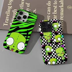Invader Zim Phone Case for iPhone 16 15 14 13 12 11 Pro Max XS XR XSMax 6 7 8 Plus Glossy HD Hard PC Cover
